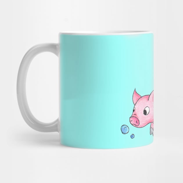 Orthoceras Piggy by KristenOKeefeArt